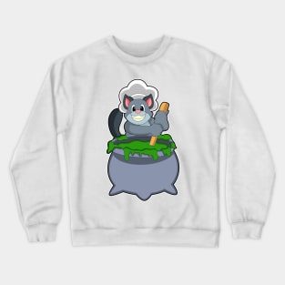 Cat as Cook with Magic potion Crewneck Sweatshirt
